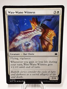 MTG - Bloomburrow - Wax-Wane Witness - #0039 - Playset x4 - Near Mint - Picture 1 of 7