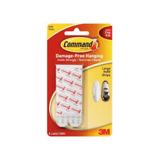 COMMAND 17023P Large Refill Strips for Hanging Hooks. Pk6 Holds up to 2.2 kg.