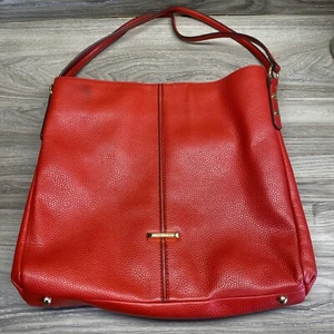Anne Klein Handtasche Tasche rot Kiesel Kunstleder - Bild 1 von 9