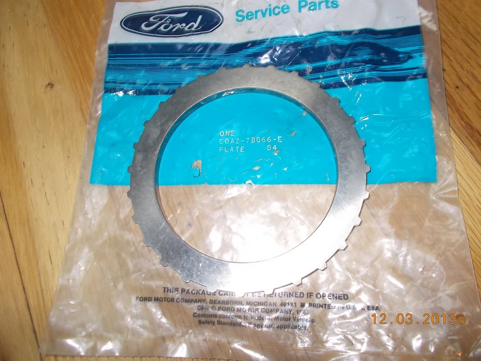 НОВЫЙ ИЗ СТАРЫХ ЗАПАСОВ 1980 - 1989 FORD MUSTANG AOT ПЛАСТИНА ПРЯМОГО СЦЕПЛЕНИЯ E0AZ-7B066-E - Изображение 1 из 1