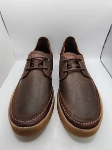 NEW Clarks Collections Oakpark Low Beeswax Leather Size 12M US - Picture 1 of 11
