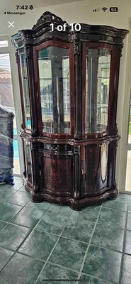 ARMARIO CURIO CHINA VINTAGE EXÓTICO PALISANDRO Foto 1 de 4