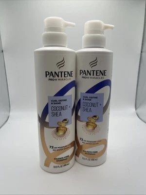 Pantene Pro-V Miracles Curl Define & Shine Coco + Sulfato de Karité-Champú 13.5 fl Foto 1 de 4