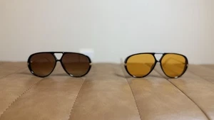 Polarized Aviator Sunglasses for Women Men Retro Oversized Round Sunglass - Picture 1 of 13
