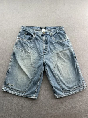 Sean John Shorts Mens 36 Denim Carpenter Baggy Jean Pockets Hip Hop Streetwear - Image 1 of 4