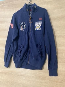 Napapijri Mens Cotton Full Zip Sweatshirt Size M - Picture 1 of 15