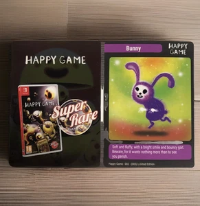 Happy Game Juegos Super Raros SRG Tarjetas Coleccionables Título y #002 Exclusivo Conejito - Imagen 1 de 6