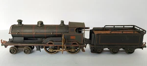 O Gauge BING for BASSETT LOWKE 4-4-0 Clockwork Locomotive & Tender 2663 c1912 - Picture 1 of 18