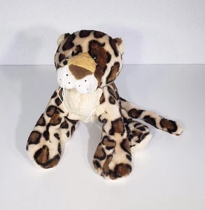Ganz Webkinz Spotted Leopard HM182 Plush Stuffed Animal Toy NO CODE 9" Long EUC - Picture 1 of 8