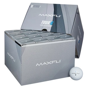 Maxfli Tour S 2023 - 48 Gloss White Golfbälle, High Spin & Low-Mid Flight - Neu - Bild 1 von 8
