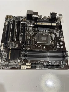 Gigabyte M-ATX Motherboard GA-B85M-D3H 1150 ddr3 B85 usb3.0 4 memory slot - Photo 1/5