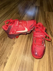 Nike Force Trout 8 Keystone Baseball Cleats Boys Size 12c 12 Red White - Picture 1 of 8