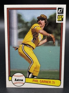 1982 Donruss #544 PHIL GARNER Houston Astros Baseball ERROR Reverse Negative - Picture 1 of 2