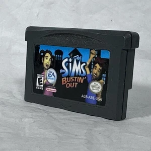 Sims Bustin' Out Nintendo Game Boy Advance, 2003 gioco testato autentico - Foto 1 di 8