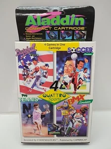 Aladdin Compact Cartridge, Quattro Sports,Nintendo,NES,NEW,Retro Video Game,1993 - Picture 1 of 6
