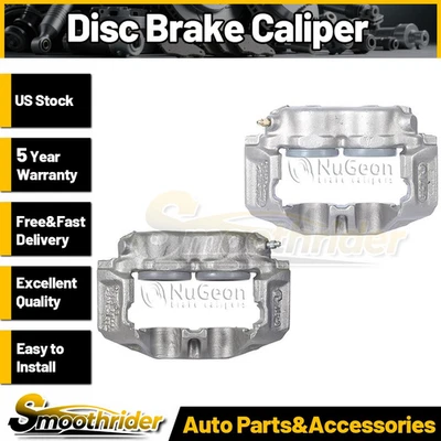 BBB Front Left Right Disc Brake Caliper Set of 2PCS For Ford F-250 1987 1986 - Image 1 of 4