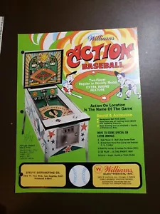 Williams ACTION BASEBALL volantino arcade campo e pipistrello - Foto 1 di 2