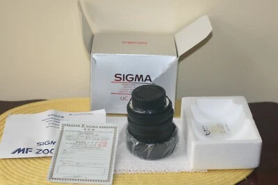 SIGMA 28-70 mm F/3.5-4.5  UC LENS FOR MINOLTA 52mm IN BOX MADE IN JAPAN - Image 1 of 4