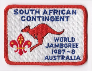 1987 World Scout Jamboree SOUTH AFRICA / SOUTH AFRICAN SCOUTS Contingent Patch - Bild 1 von 2