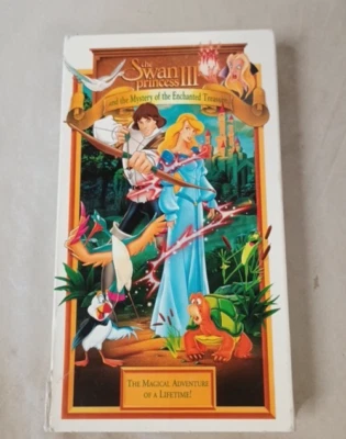 Columbia The Swan Princess 3 & The Mystery Of The Enchanted Treasure VHS, 1998 Foto 1 de 4