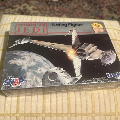 Star Wars Return Of The Jedi B-Wing Fighter Vehicle 1983 Model Kit New Sealed - Image 1 of 4