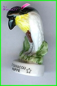 Feve de collection Oiseau Bird Edition Atlas " Le Savacou Huppé " #F32 - Imagen 1 de 1