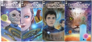 Star Trek DISCOVERY ADVENTURES IN 32ND CENTURY (4) Comic SET #1 2 3 4 IDW 1st - Picture 1 of 5