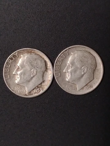 1953 P&D Roosevelt Dimes #01 Cover