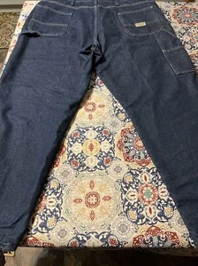 Jeans blu falegname da uomo Wrangler foderati in pile premium taglia 40""x30"" NUOVI - Foto 1 di 10
