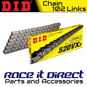 DID Chain for Kawasaki KL250 Super Sherpa USA 2009 Black VX3 - Picture 1 of 9