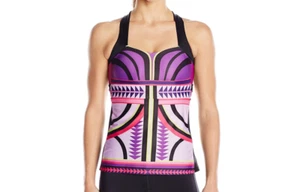 Moxie Sweetheart Iris Purple/Black Cycling Jersey Tank Sz Small - NWT - Picture 1 of 3
