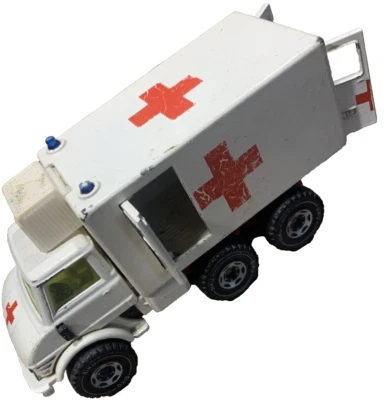 Vintage SIKU Unimog Mercedes First Aid Vehicle HH E-14 Doors Open Cool Unit VTG - Image 1 of 4