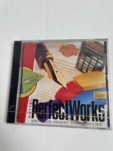 Novell PerfectWorks Windows 95 Word Processor Spreadsheet Database NEW SEALED