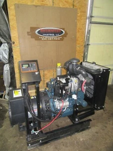 NEW 25 KW LP NATURAL GAS GENERATOR KUBOTA WG2503 120/240 RE-CONNECTABLE STAMFORD - Picture 1 of 16