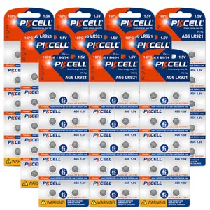 100pcs LR69 AG6 371 370 SR920SW LR921 Watches Battery 1.5V Alkaline Button Cell - Picture 1 of 8