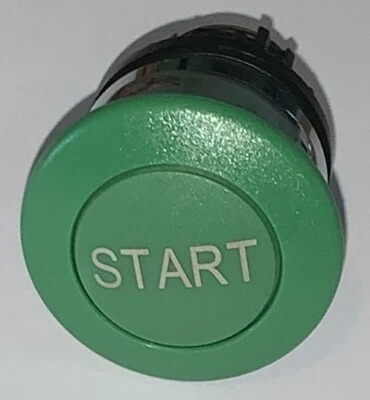 Botão de partida EATON MOELLER M22M DPG GBI verde cogumelo momentâneo 2 pos 22mm - Imagem 1 de 2