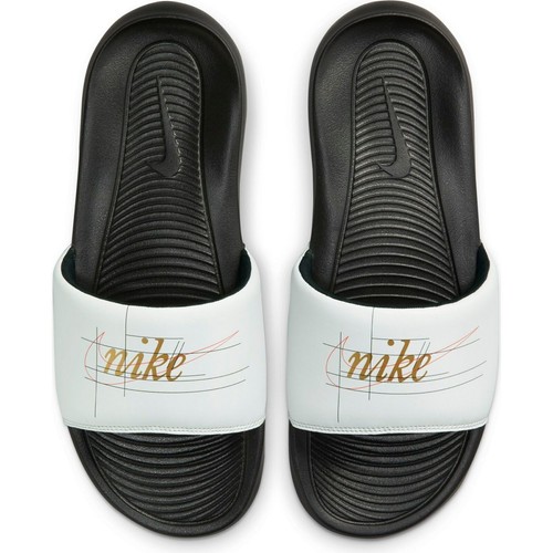 Sandali ciabatte Nike Victori One stampa slide bianco nero CN9678 103 taglia 8 11 12