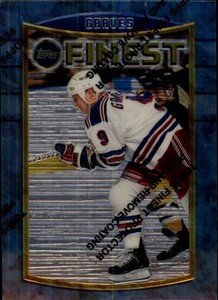 1994-95 Finest Rangers Hockey Card #23 Adam Graves