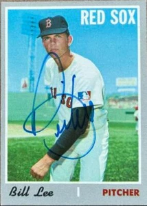 Tarjeta de novato Topps #279 1970 autografiada por Bill Lee - Imagen 1 de 1