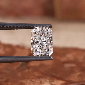 Lab Grown CVD Diamond 1.00 Ct Radiant Cut D Color, IF Certified Loose Diamond - Bild 1 von 4