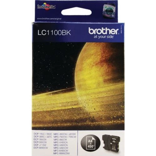 GENUINE AUTHENTIC BROTHER LC1100BK INK CARTRIDGE BLACK - Image 1 of 1