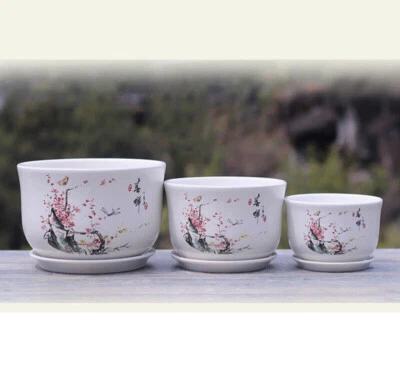 特大号陶瓷花盆个性化时尚种植器创意简约 — 第 1/4 张图片