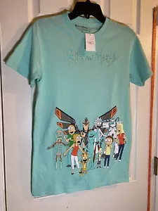 Rick & Morty T-Shirt Mens Small Graphic Tee Short Sleeve Adult Summer Casual Fun - Picture 1 of 6