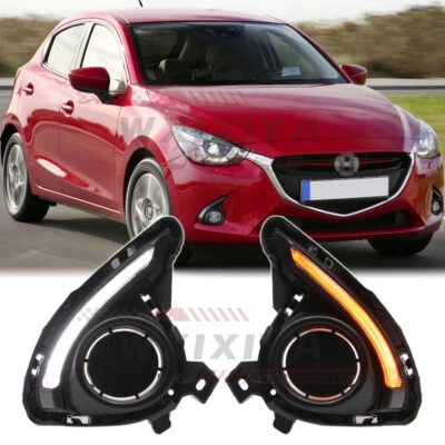 Luz de circulación diurna LED DRL para Mazda2 Demio 2015-2018 indicador antiniebla Foto 1 de 4