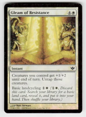 Conflux #8 Gleam of Resistance FOIL - Image 1 of 2