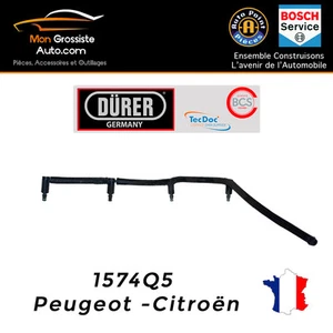 Kit rampe de retour injecteurs 1.6 HDI Peugeot Citroen DURER OE : 1574Q5 - Imagen 1 de 2