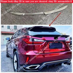 Real Carbon Fiber Roof Trunk Lid Spoiler Wing 1X Fits Lexus RX350 450h 2016-2022 - Picture 1 of 12