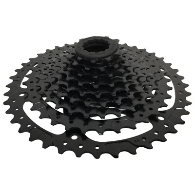SunRace 9 Speed Cassette 11-42T MTB or E-MTB ED Black CSU980-9AY NEW - Image 1 of 4