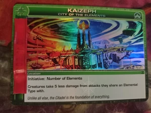 KAIZEPH CITY OF THE ELEMENTS CHAOTIC TCG AU LP - Picture 1 of 2