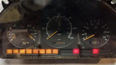 Mercedes W163 ML320 1999 velocímetro velocímetro cuadro de instrumentos calibre 125 k millas Foto 1 de 4